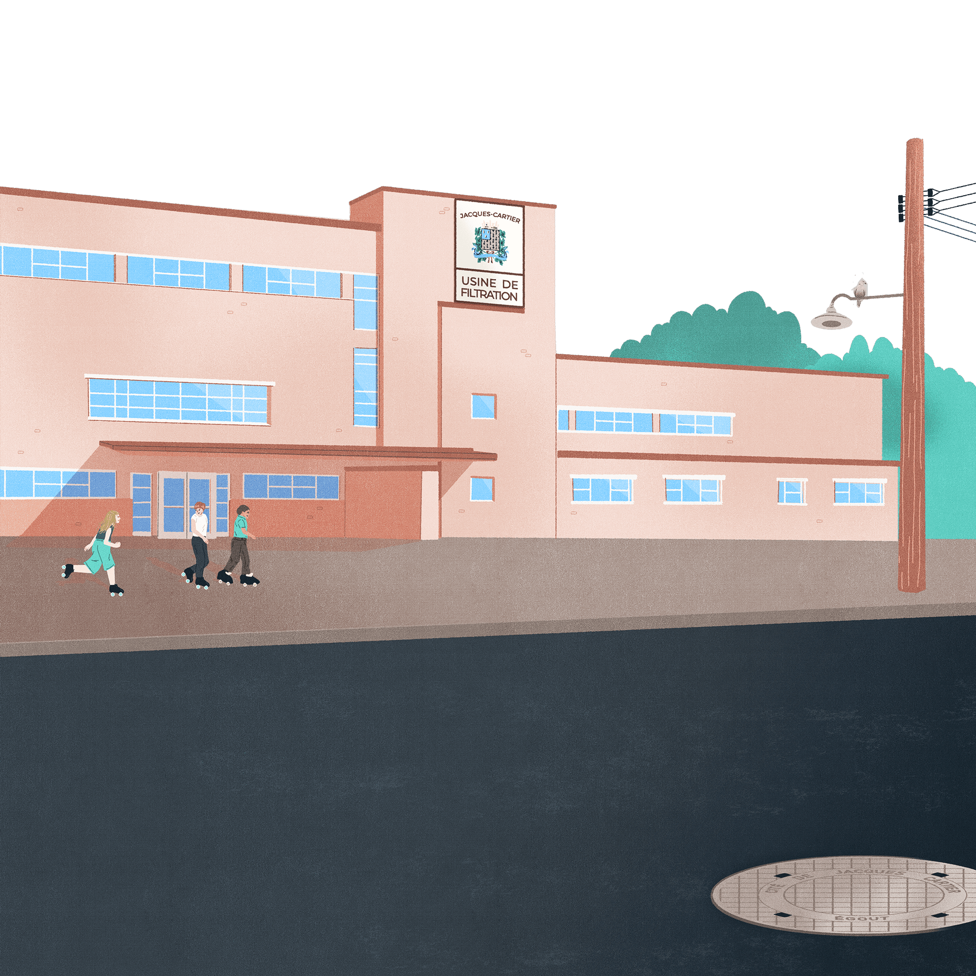 Troisième plan de l'illustration