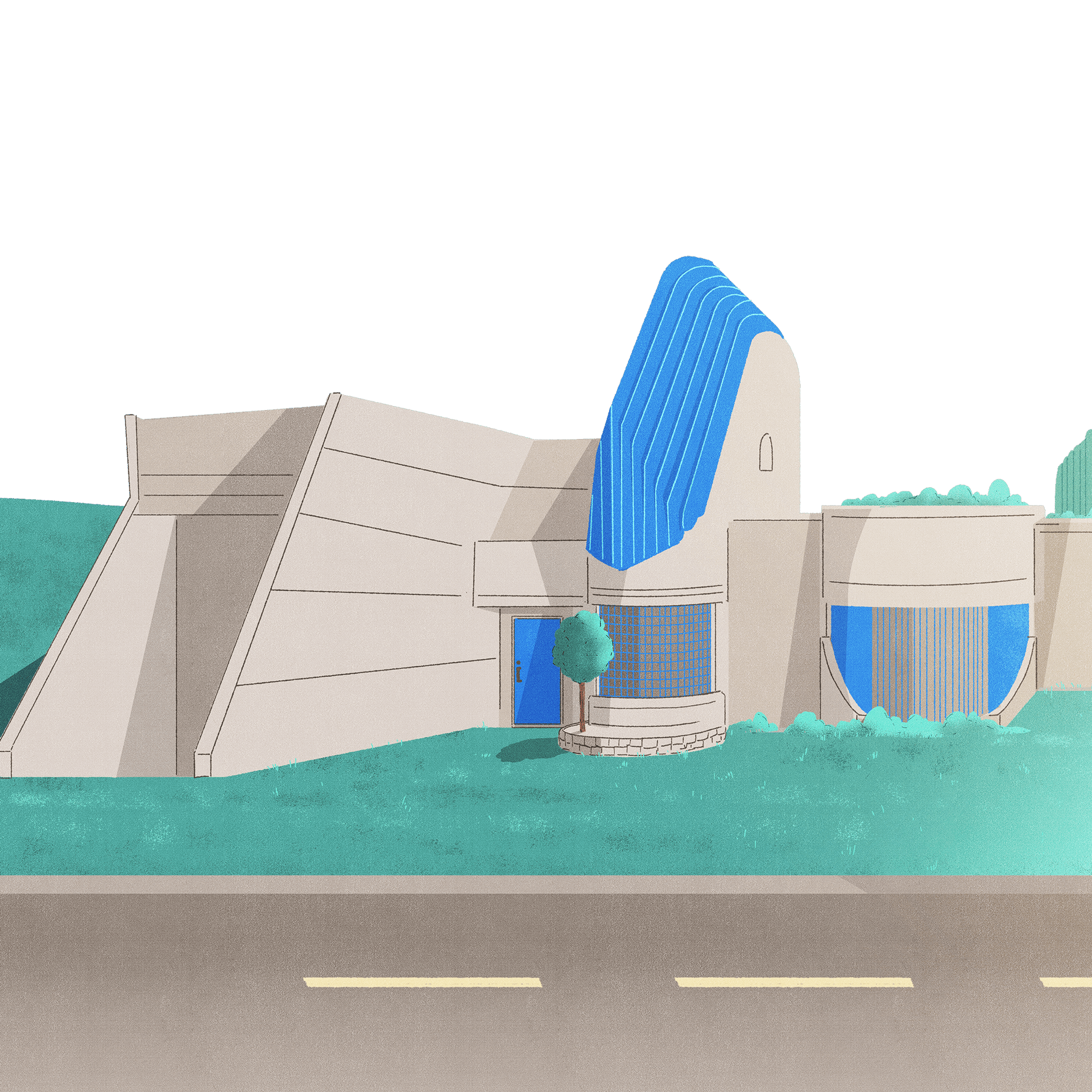 Second plan de l'illustration