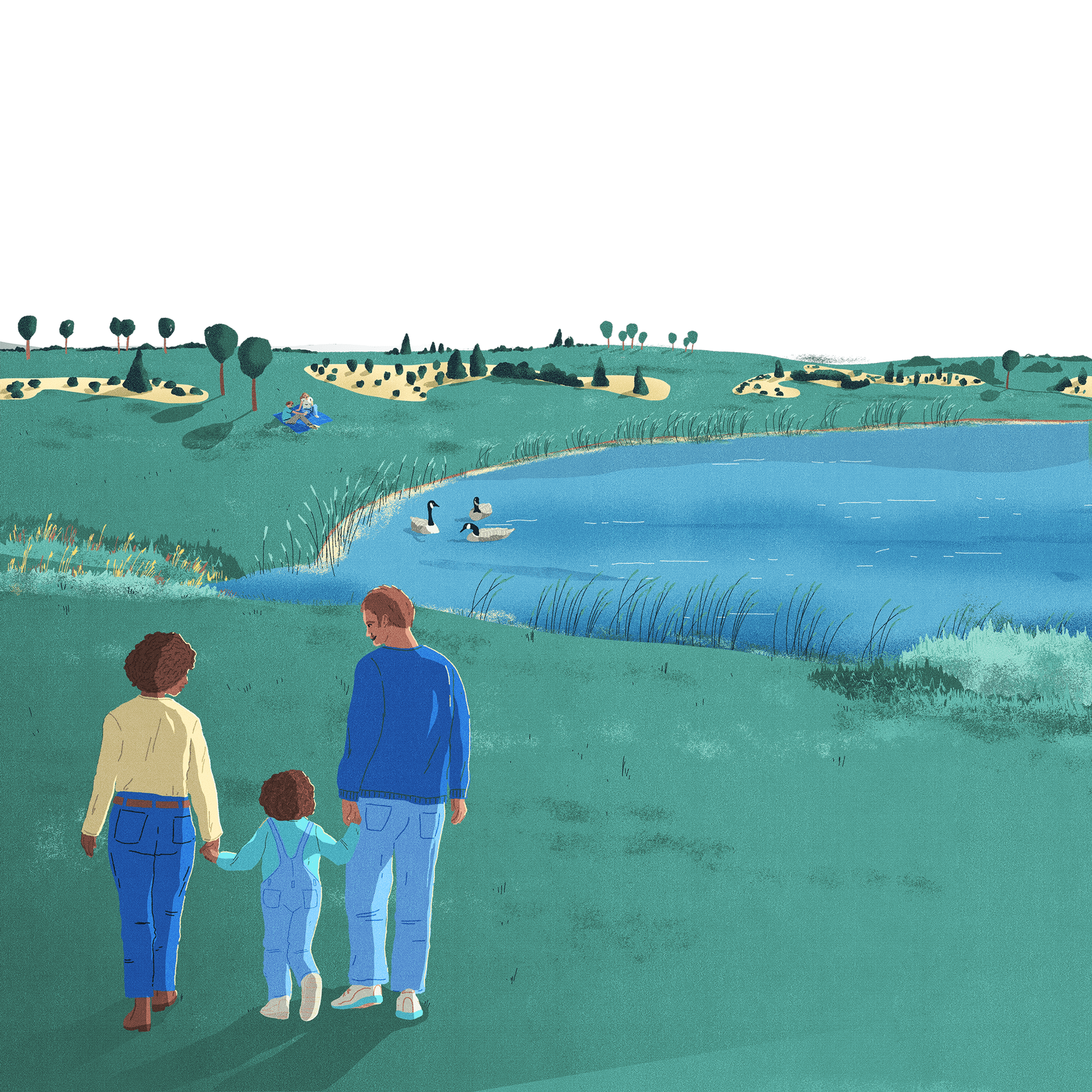 Second plan de l'illustration