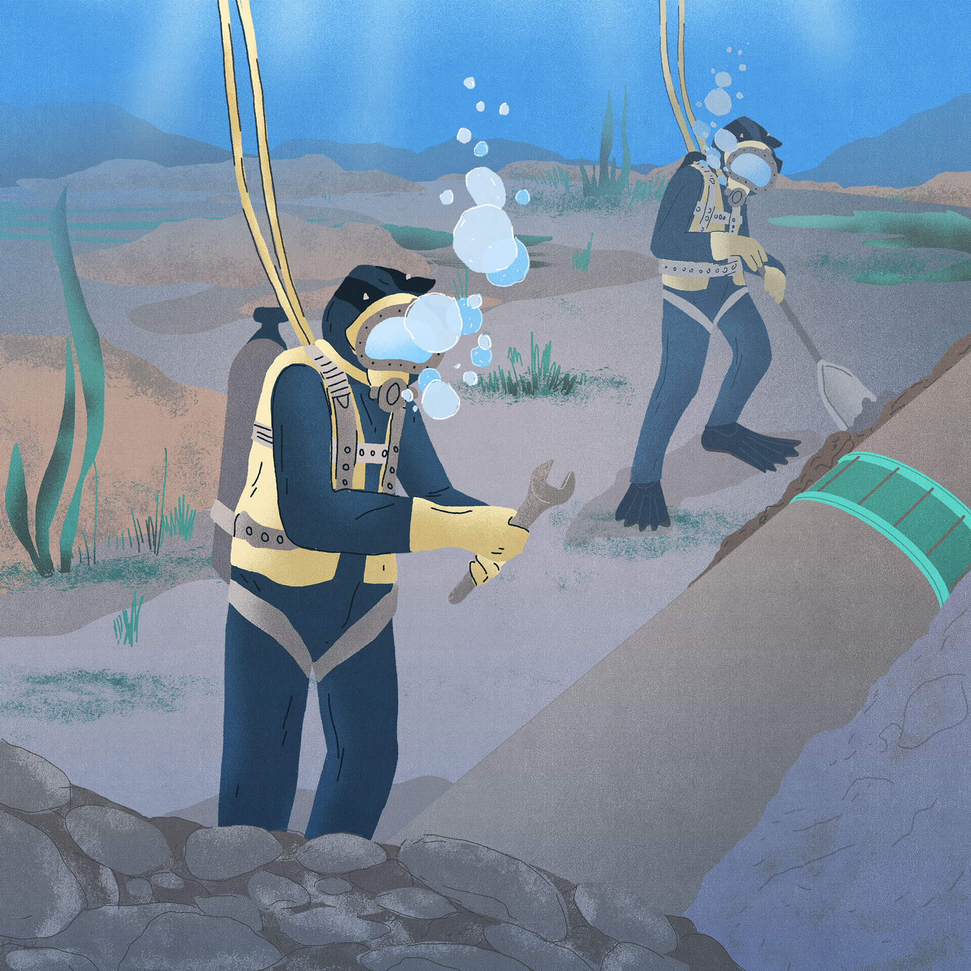 Illustration du moment Des travaux d'urgence